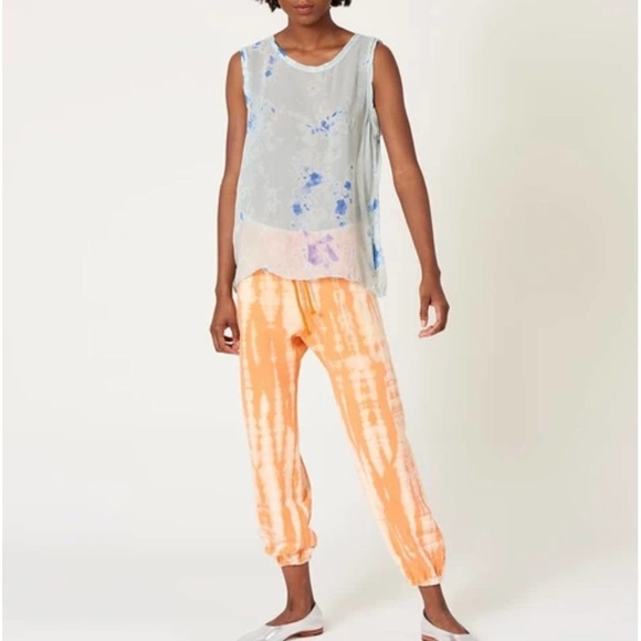 Raquel Allegra Chiffon Muscle Tee - Picture 3 of 15